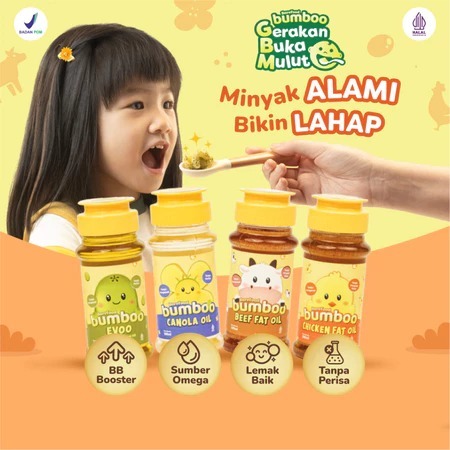 

BUMBOO Minyak MPASI Beef Fat Oil Chicken Fat Oil Evoo Canola Oil