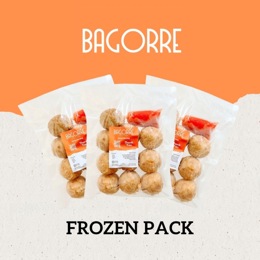 

3 Pack Bagorre Bakwan Goreng atau Bakso Goreng