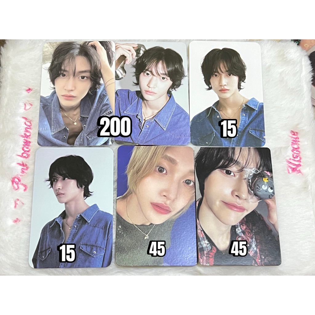 RIIZE Wonbin Anton Eunseok Photocard pc
