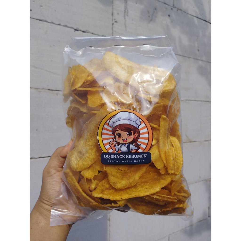 

Keripik Pisang Cemilan Snack Asli Kebumen 250gr