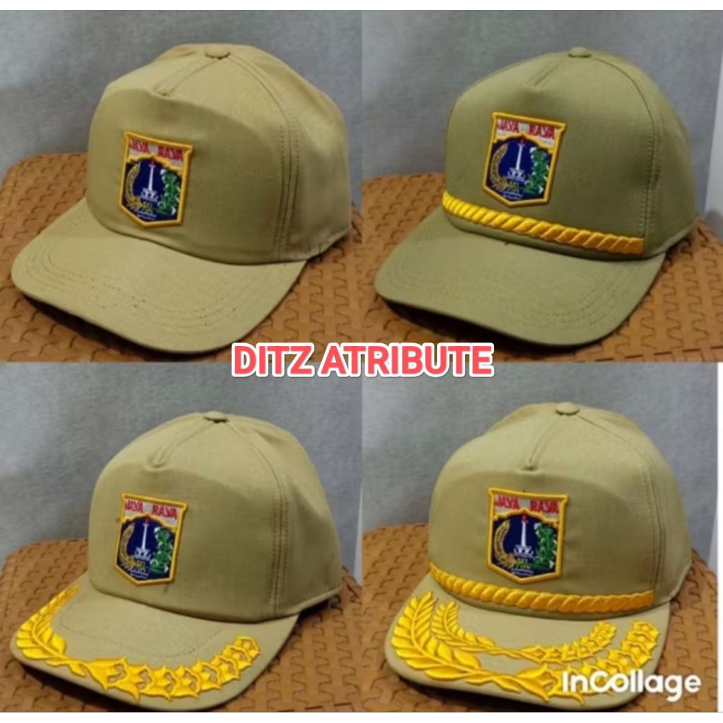 Topi pemprov dki jakarta/ topi pemda dki