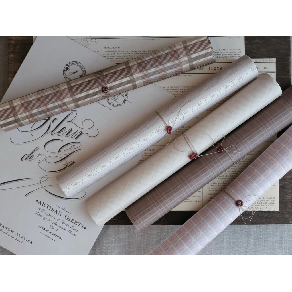 

Jieyanow Atelier Fleur De Grace Artisan Sheet Paper