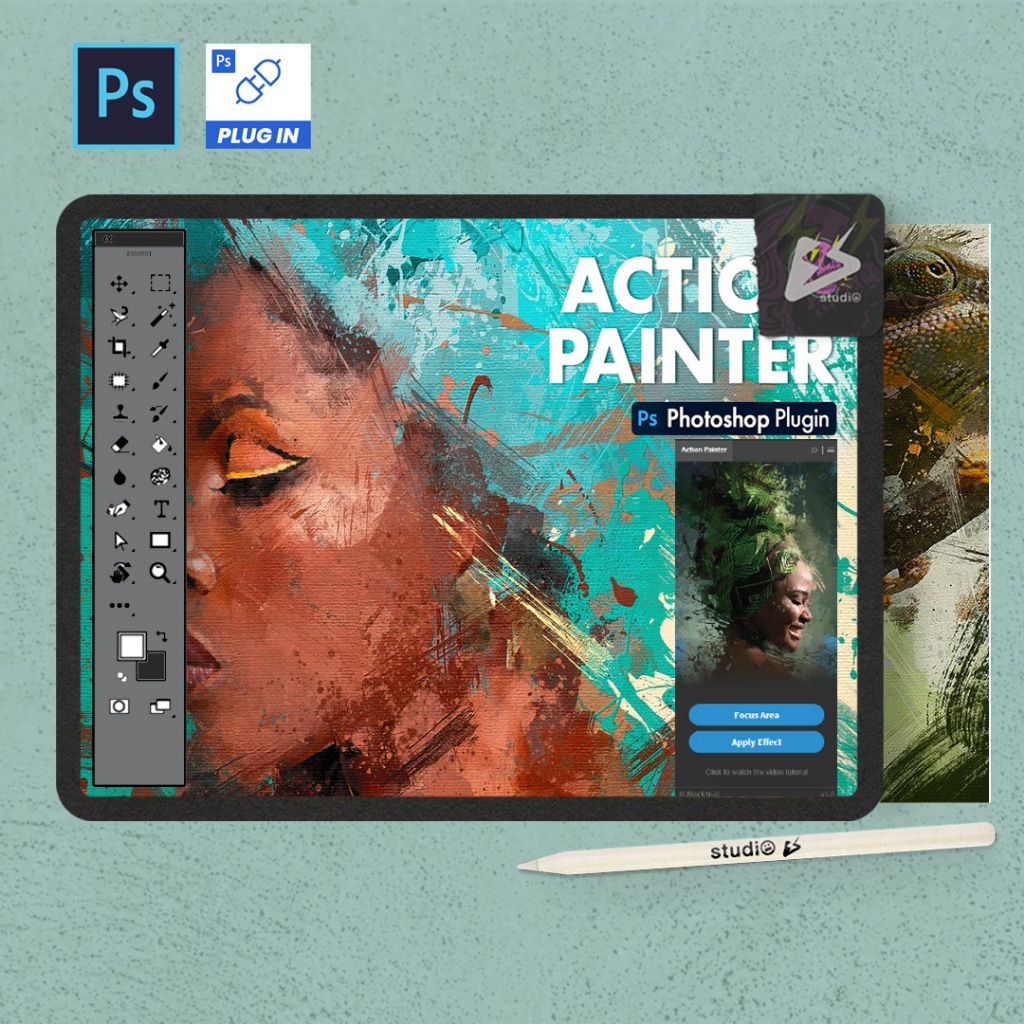 Photoshop Plugin - BN Action Painter Plugin