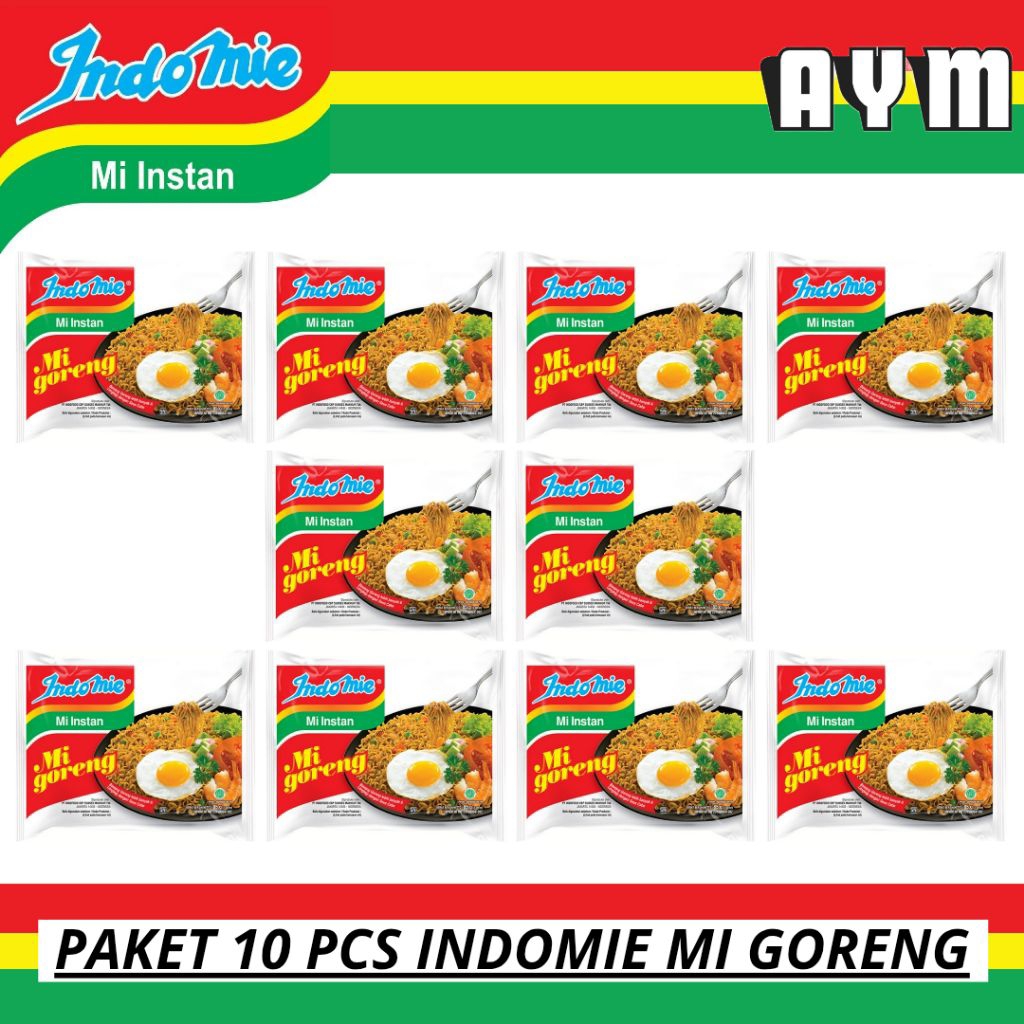 

PAKET 10 PCS INDOMIE MI GORENG