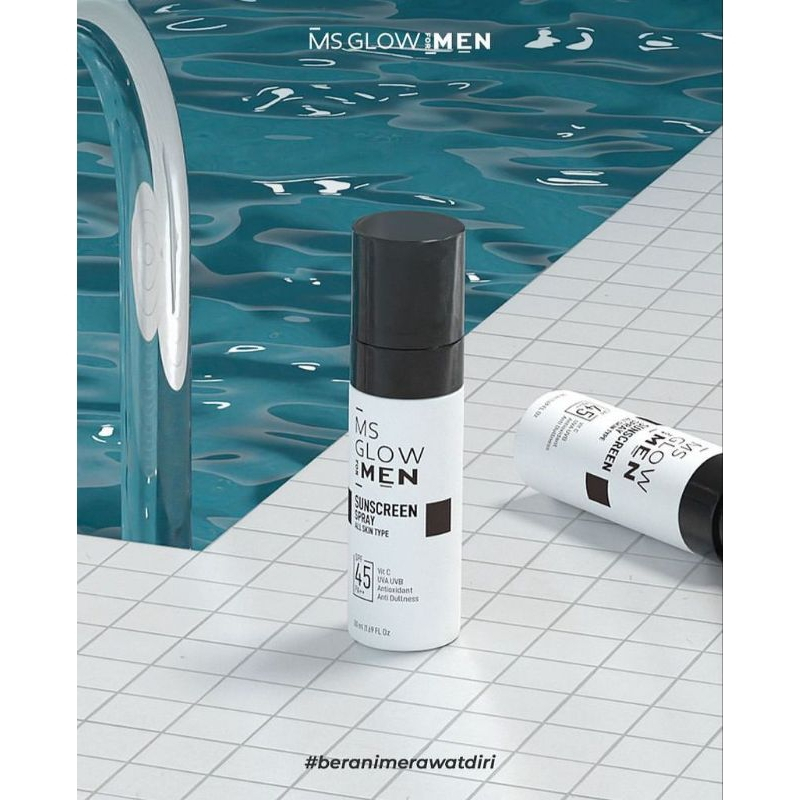[AKTIVASI]Sunscreen Ms Glow For Men / Perawatan Pria / Skincare Pria ms glow