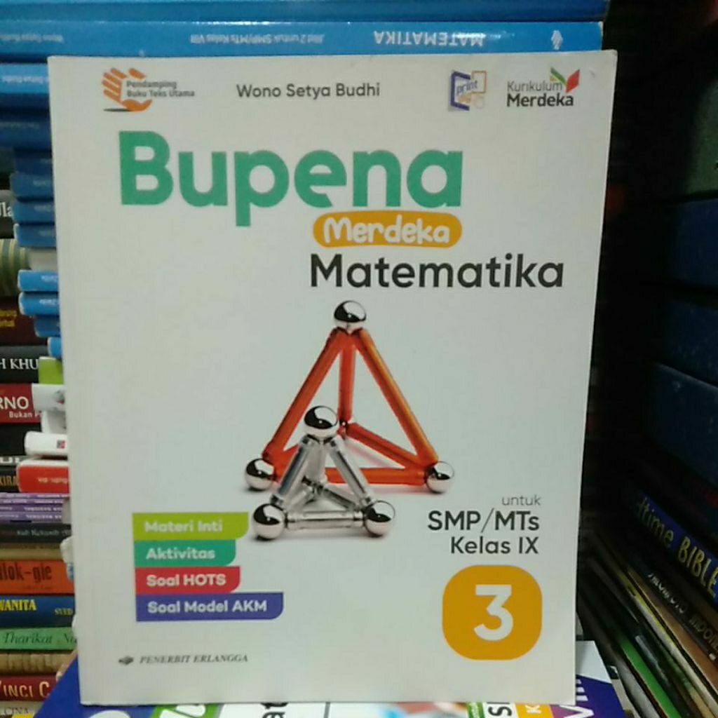 Bupena Matematika SMP Kelas 9 Erlangga Kurikulum Merdeka
