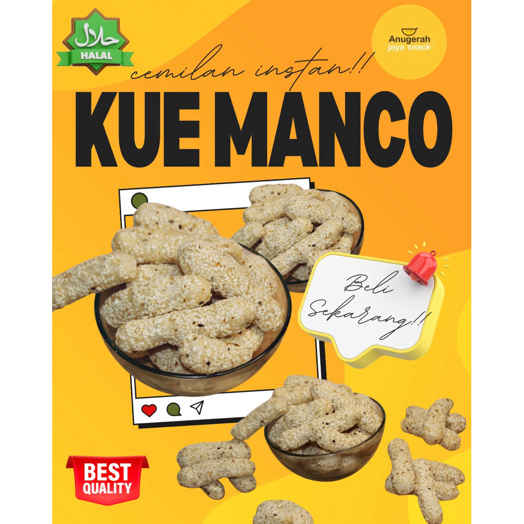 

Manco Wijen / Kue Wijen Ketan Rasa Manis Ditaburi Dengan Wijen Dan Gula