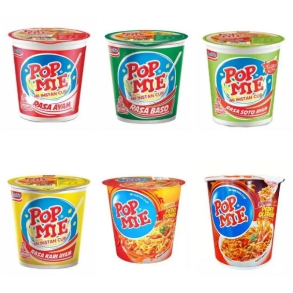 

Indomie Pop Mie Cup Besar 75gr All Varian