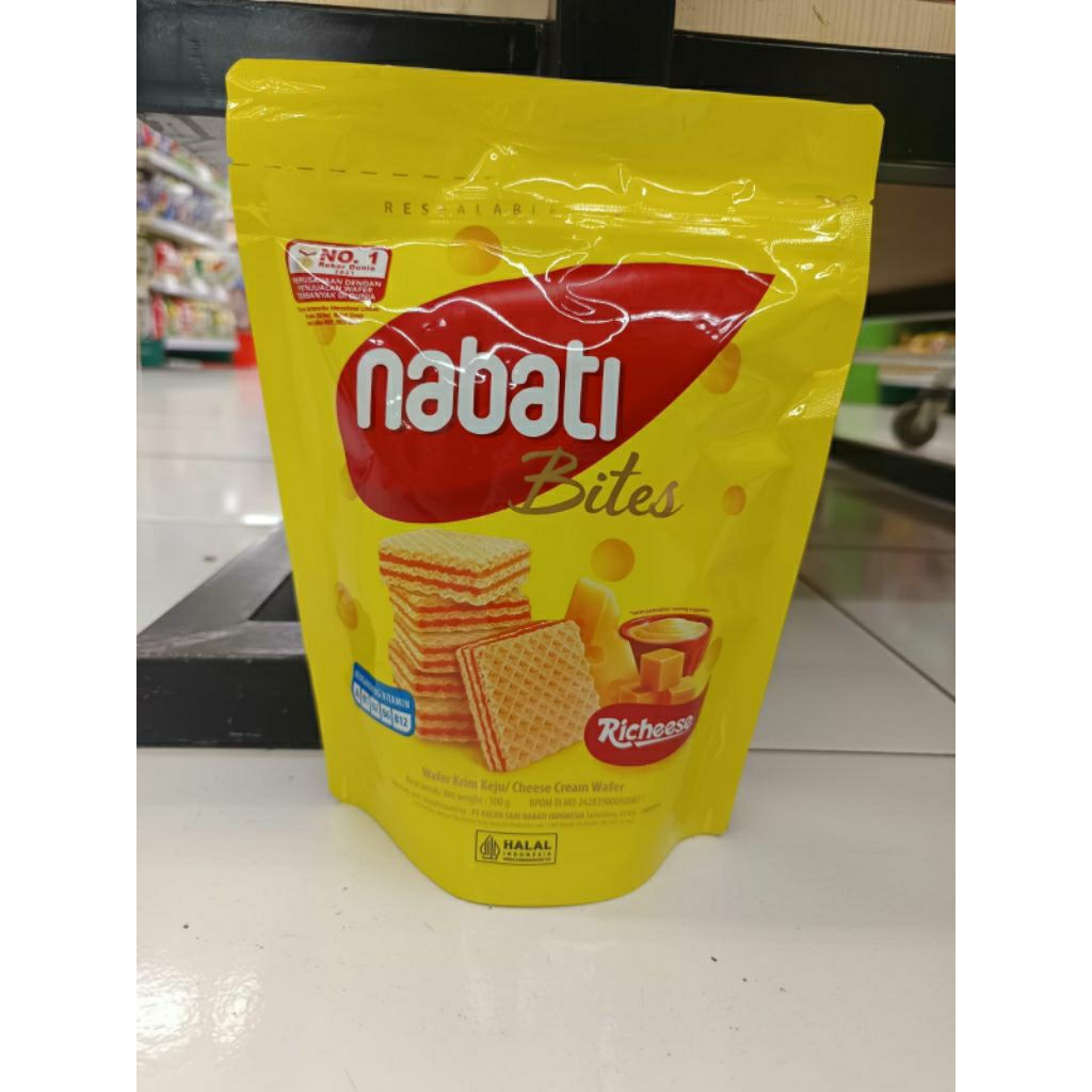 

Nabati pouch keju 100gr /wafer pouch /nabati wafer /cemilan