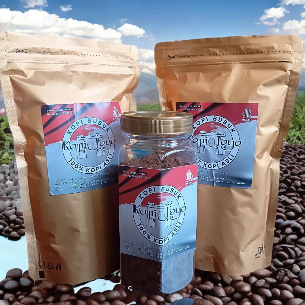 

Kopi bubuk ROBUSTA 150gr 100% murni