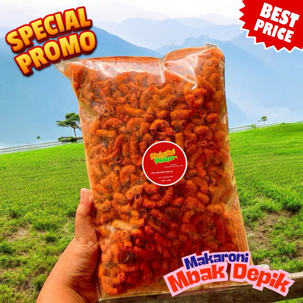 

Snack Pedas Hits Surabaya – 250g Makaroni Favorit