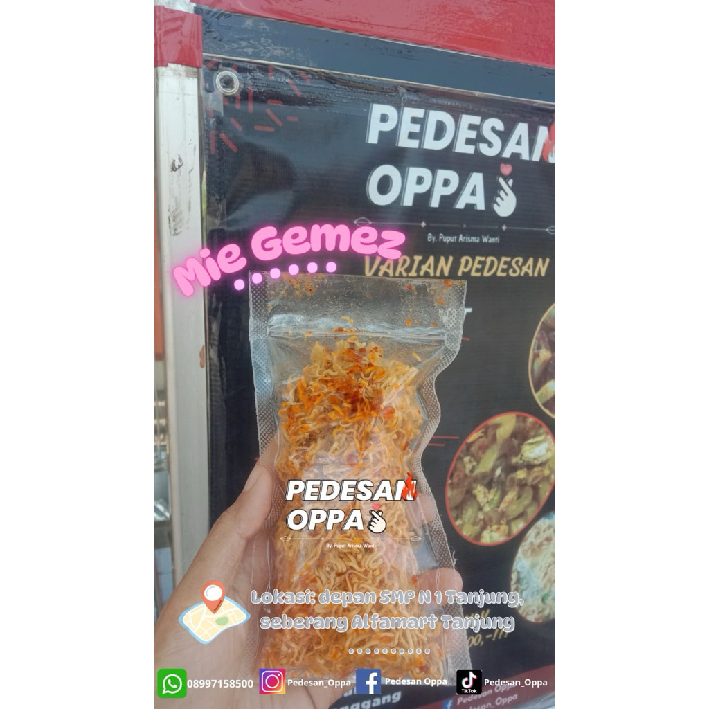 

Mie Gemez [Pedesan Oppa by Puput Arisma Wanti]