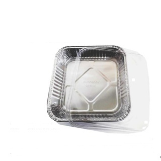 

[10pcs] Alumunium Foil Tray OX - 1400 + Tutup I Alumunium Cup I Alumunium Tray