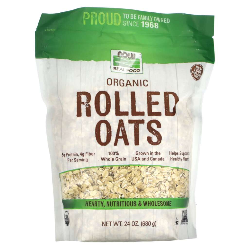 

NOW Foods Organic Rolled Oats 680 g