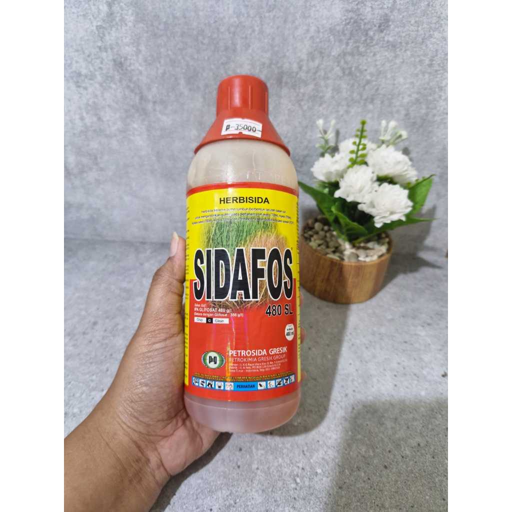 SIDAFOS 480 SL ISI 400 ML  HERBISIDA / sidafos Original 100% Jaminan Asli