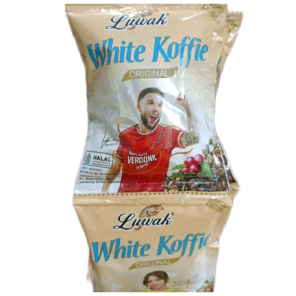 

Kopi Luak white Coffe Original 20g RENCENG (Isi 10)