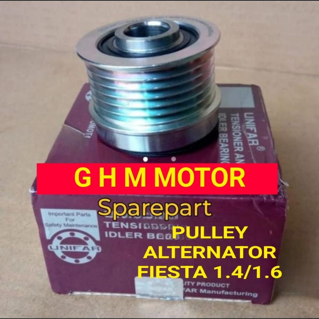 pulley alternator/pulley dinamo amper fiesta 1.4 1.6