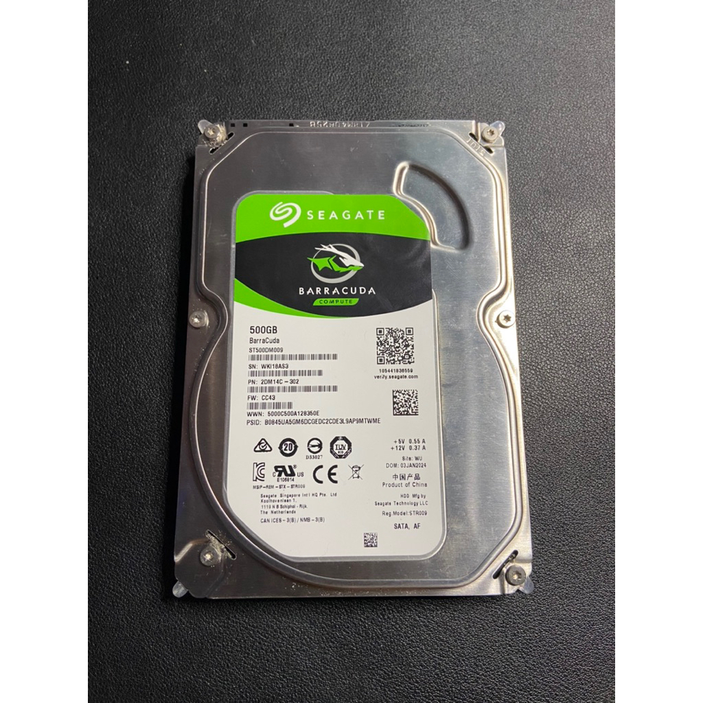 HardDisk HDD PC Seagate 500GB Second 3.5inch