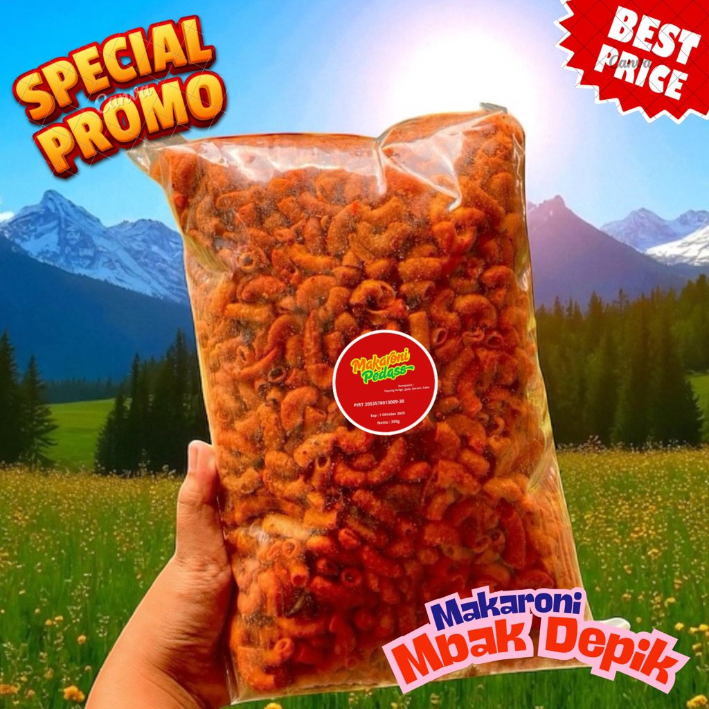 

Makaroni Renyah & Pedas 250g – Gurihnya Mantap!