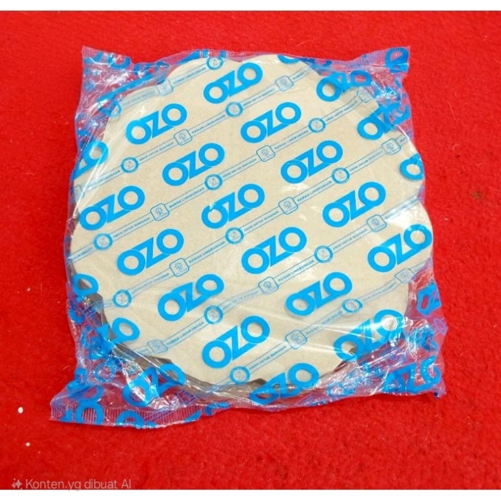 OZO KERTAS NASI MOTIF BUNGA/KERTAS SAMIR COKLAT/ALAS KERTAS UNTUK PIRING ROTAN MEREK