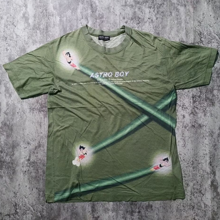 Vintage Astro Boy Anime Print Tshirt