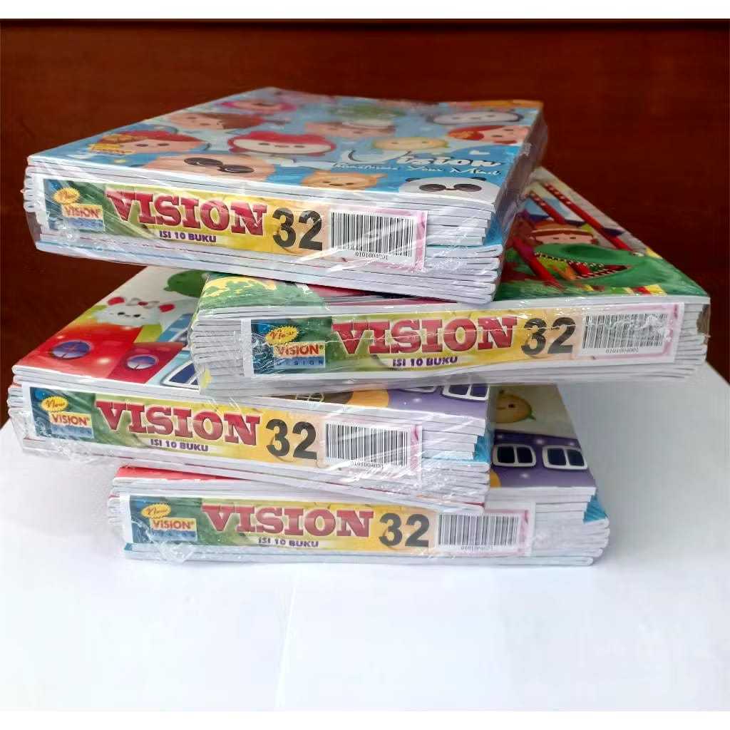 

( 10 PCS ) VISION - Buku Tulis 32 Lembar - stationery