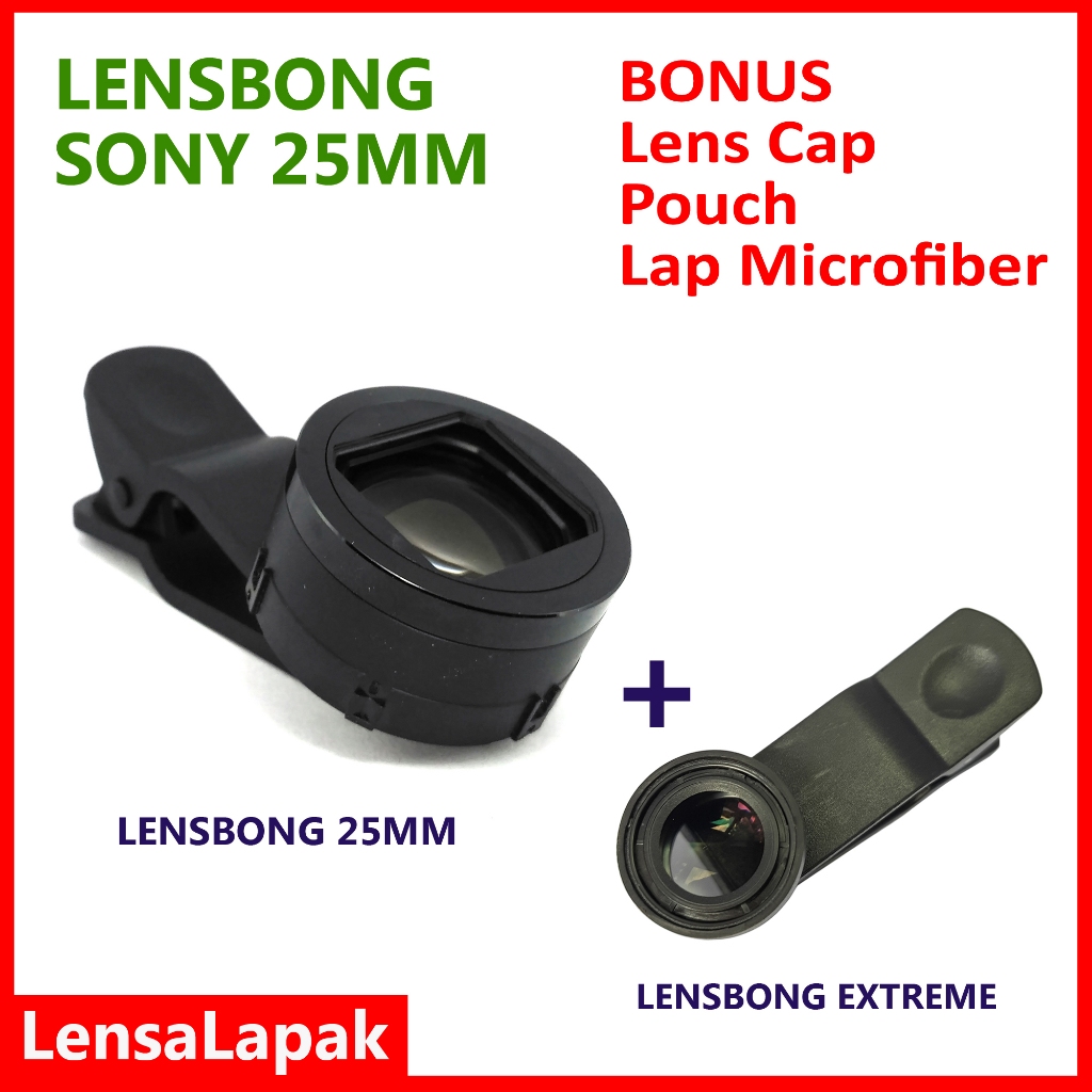Lensbong Prosumer Macro 25mm Lensa HP Smartphone Handphone terlaris