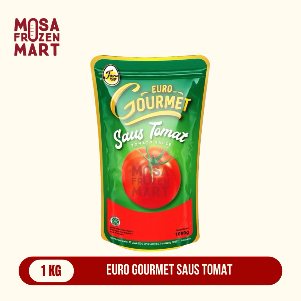 

Euro Gourmet Saus Tomat 1 Kg