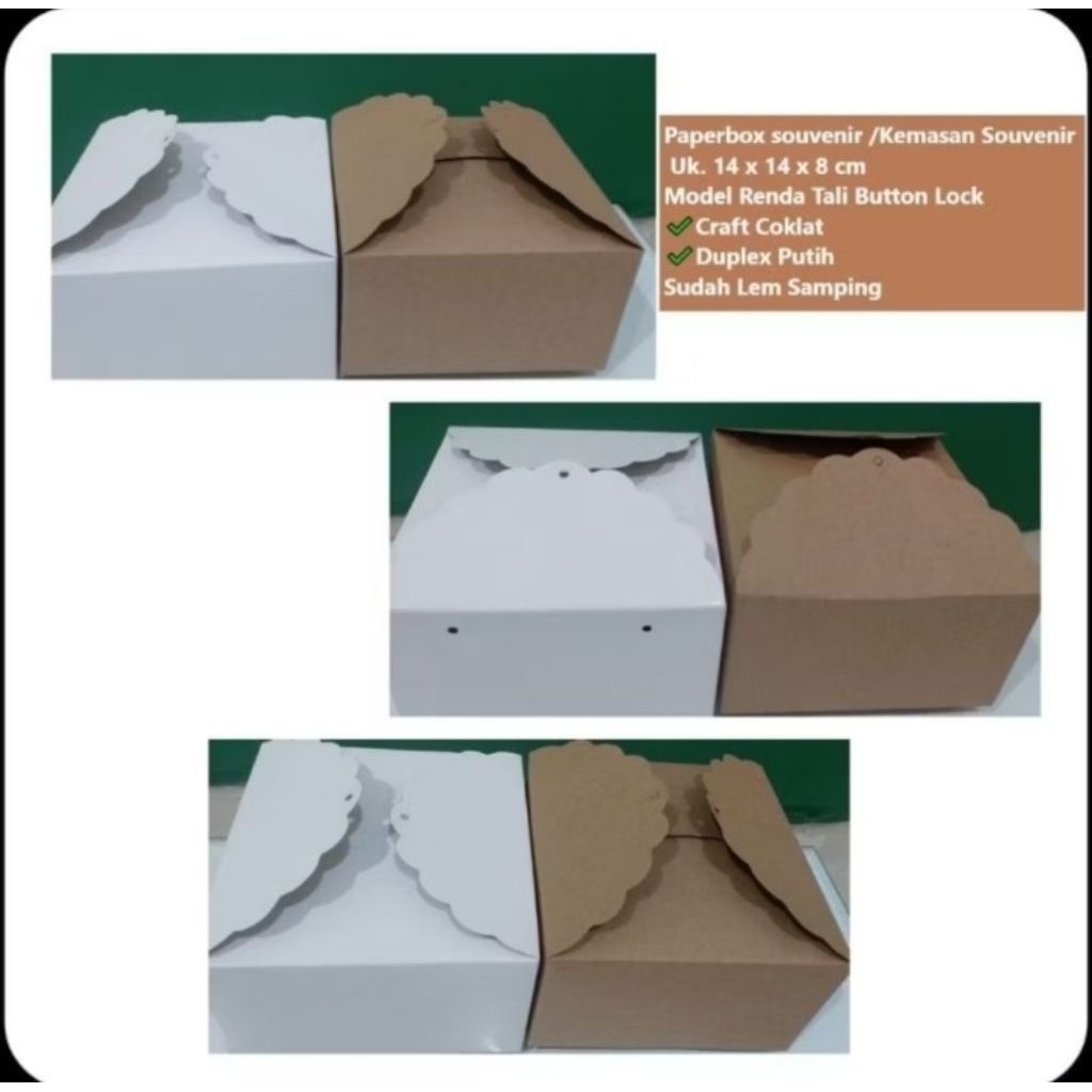 

Paperbox 14 x 14 x 8 KRAFT POLOS