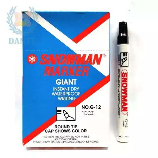 

Spidol Snowman G-12 Permanent - Satuan