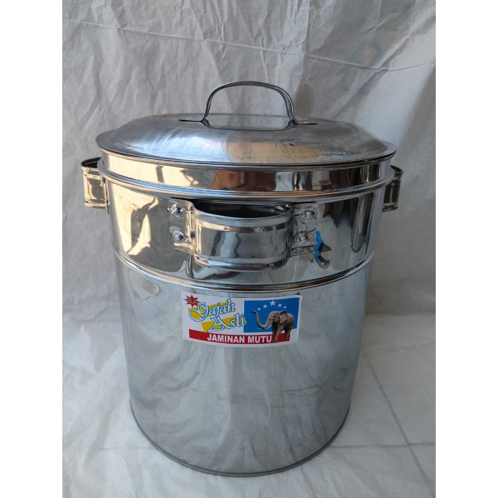Dandang bakso 30cm stainless/almunium