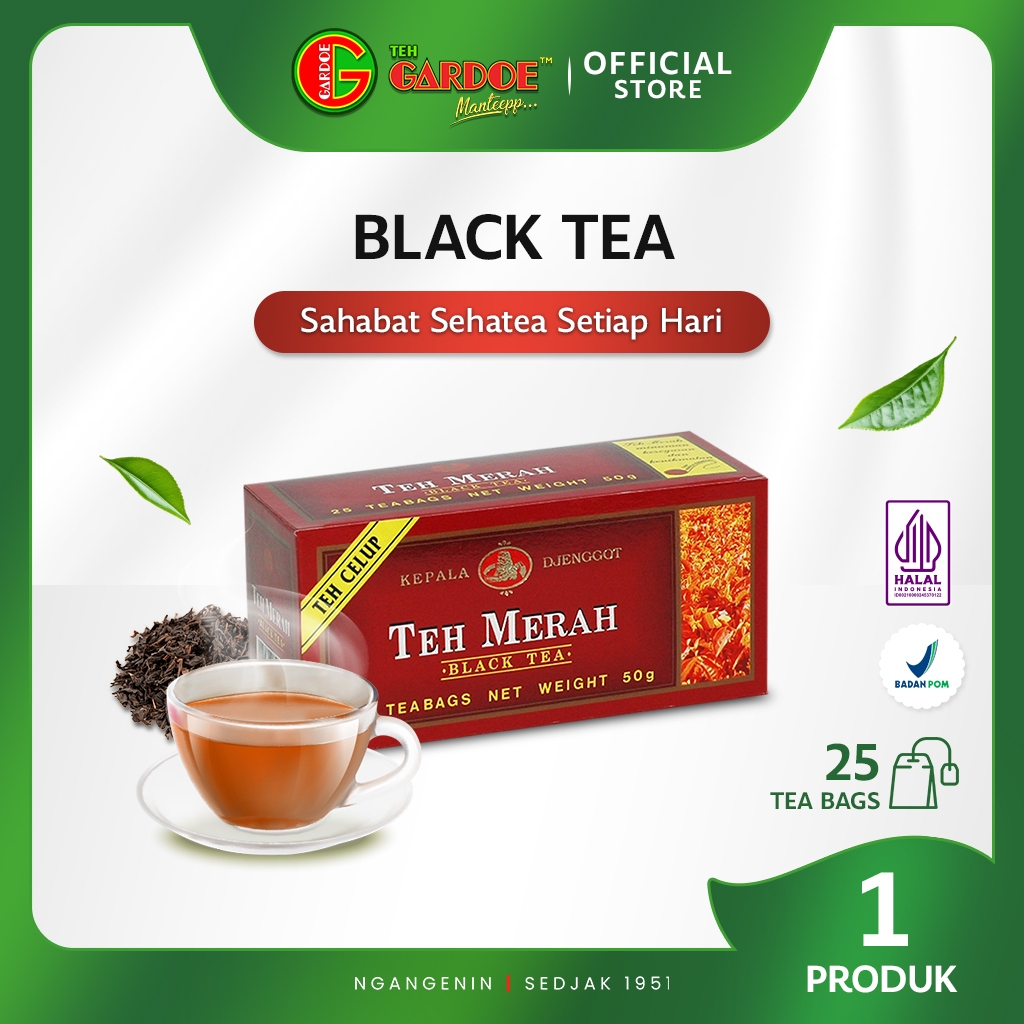 

Kepala Djenggot Teh Merah Celup 25's 50 gr
