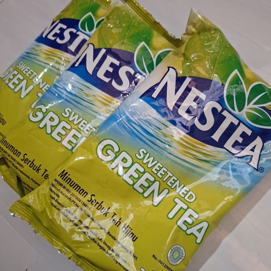 

Greentea Nestea 750 gram bubuk minuman dari Nestle