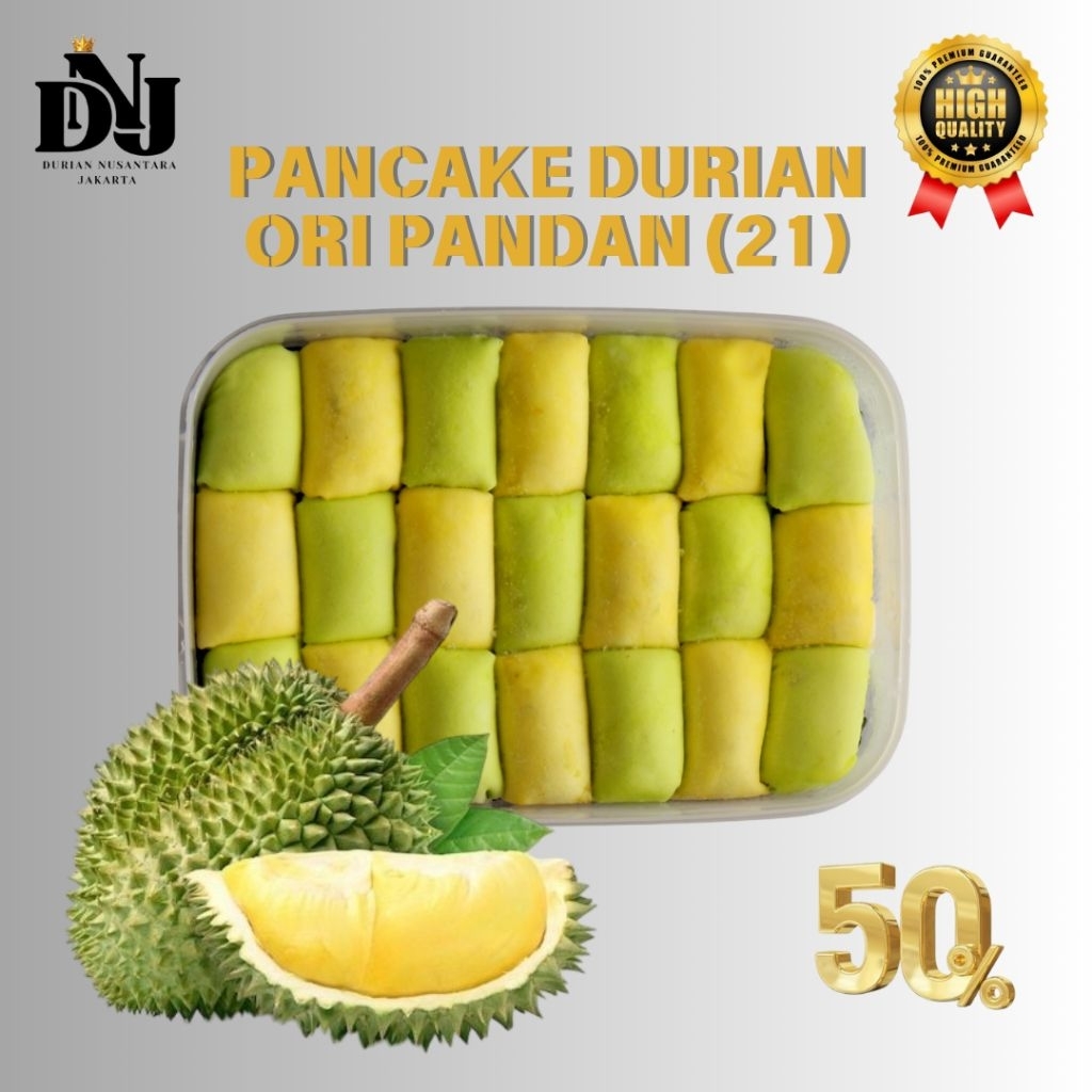 

Pancake Durian Original Pandan