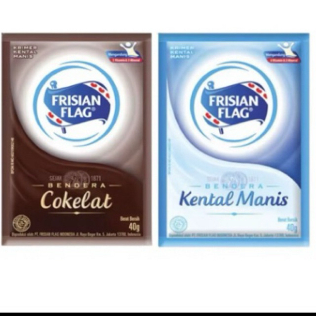 

Susu Bendera Kental Manis Frisian Flag ( 6 Sachet x 37 gr )