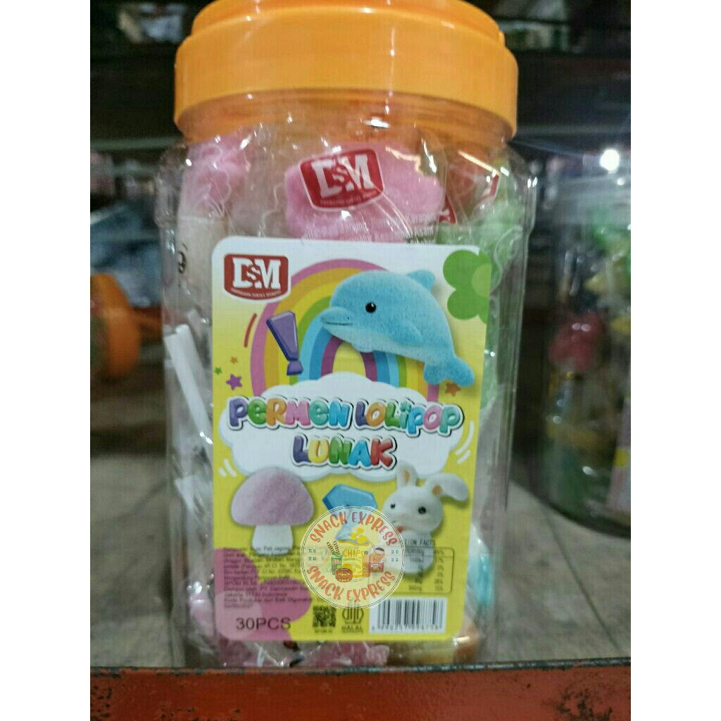 

Permen Lunak Hewan Toples isi 30 pcs