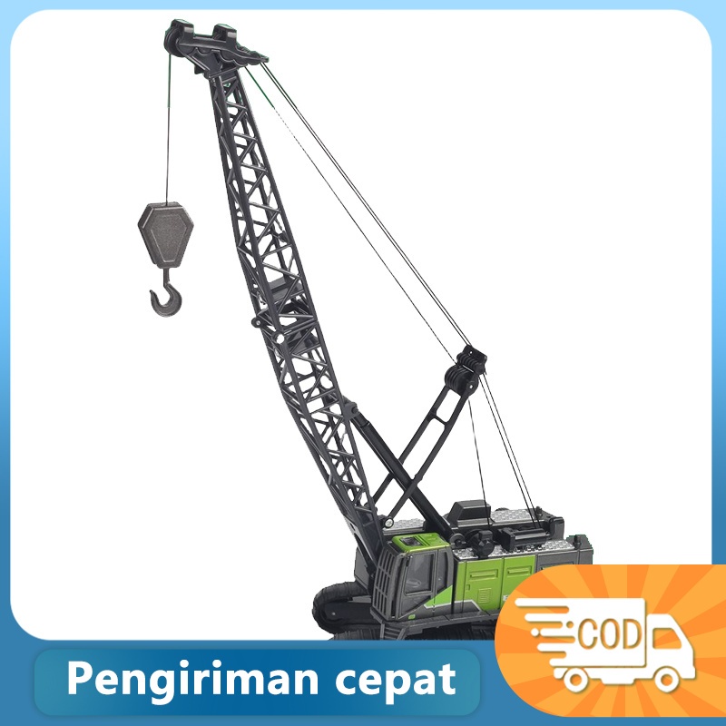 Mainan miniatur crane seperti asli