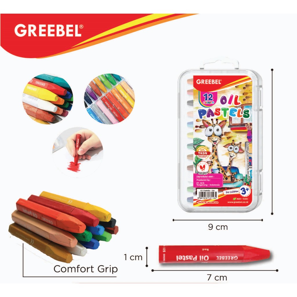 

Crayon Greebel 12 Warna Krayon Greebel