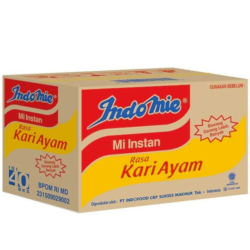 

INDOMIE MIE INSTANT KARI AYAM 1 DUS @72g
