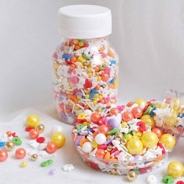 

Mutiara Mix Hiasan Kue Ulang Tahun Sprinkle Mutiara Topper Kue Dekorasi Cake Bisa Dimakan