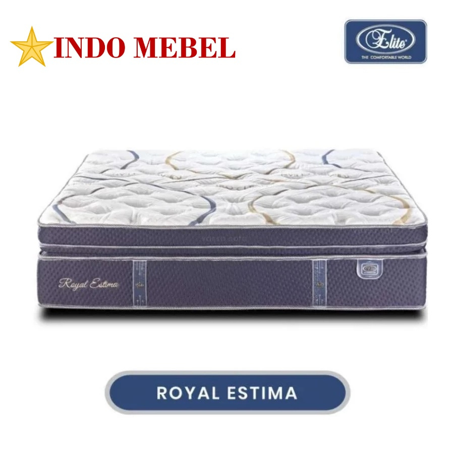 Kasur Springbed ELITE ROYAL ESTIMA Latex ( Matras ONLY) Promo Murah Ready Makassar