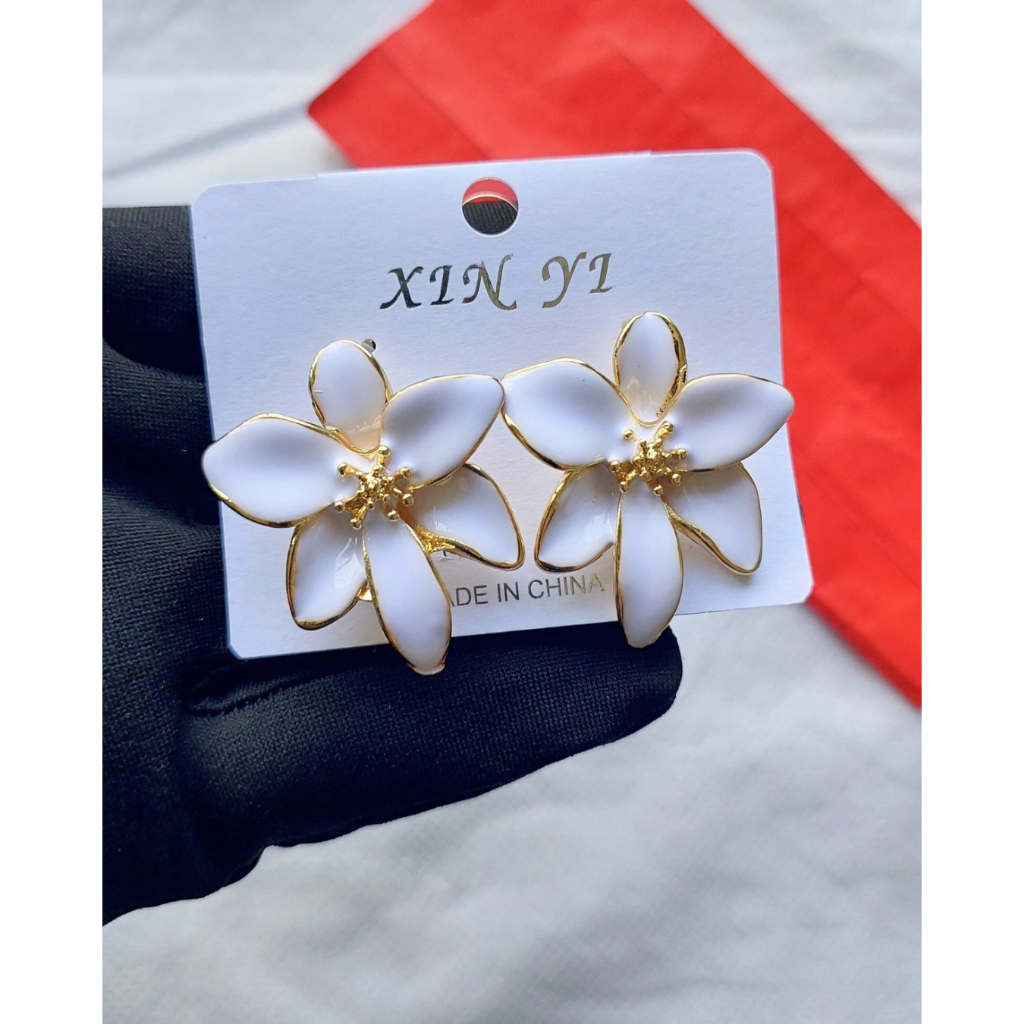 Anting Hijab Klip Jepit Tanpa Tindik Giwang Wanita Korea Style