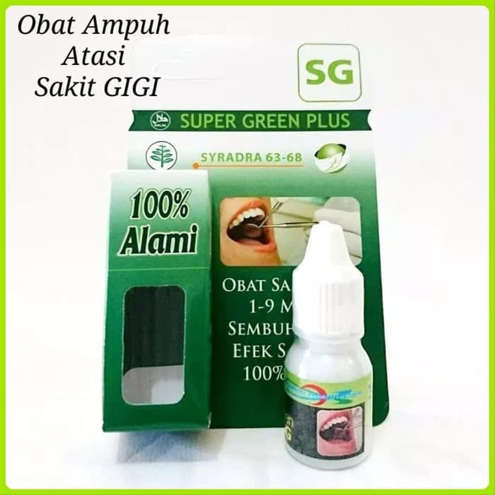 Super Green Plus Obat Sakit Gigi Alami Ampuh Aman untuk Ibu Hamil
