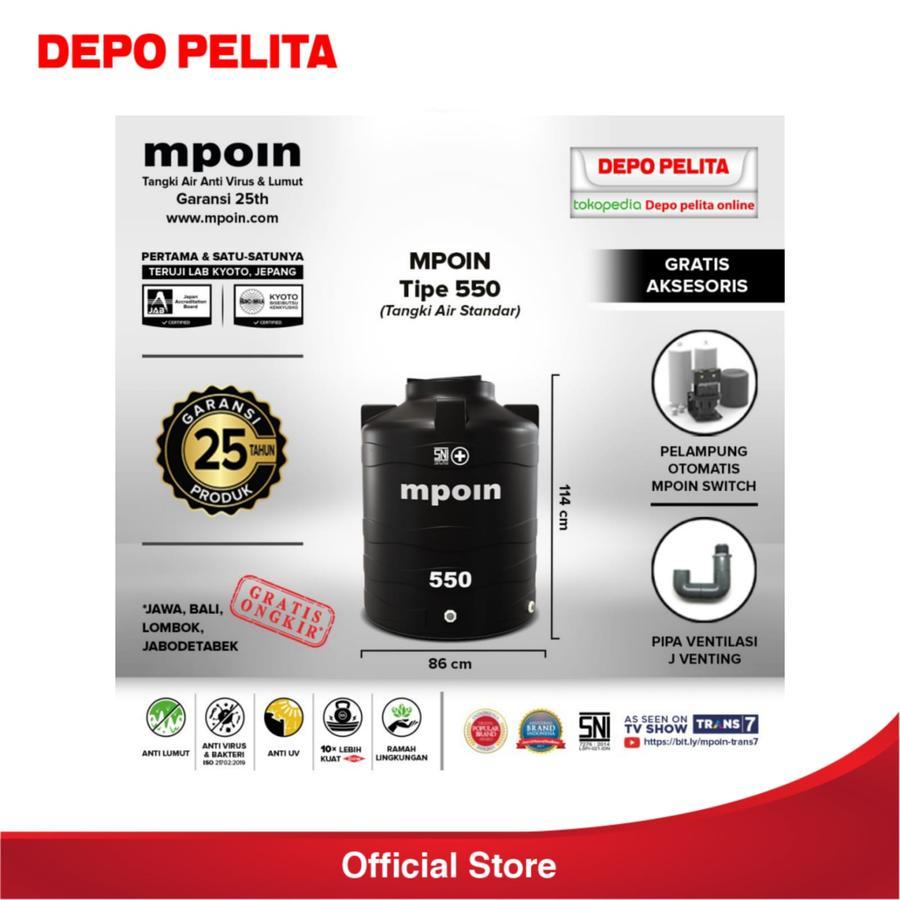 MPOIN Tanki Air Standar Wave 550 Tandon Air Toren Air