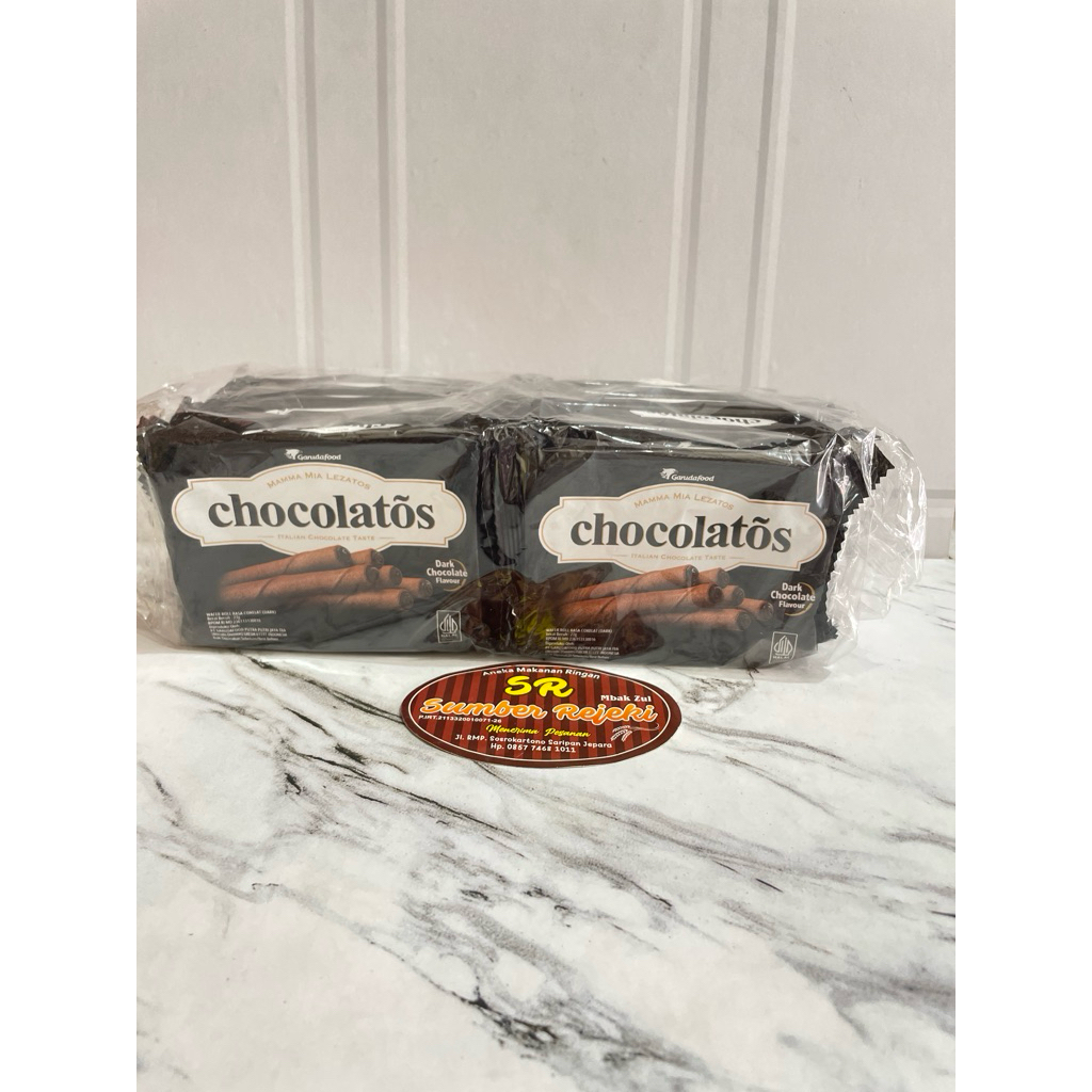 

CHOCOLATOS ROLL COKLAT ISI 10 PCS