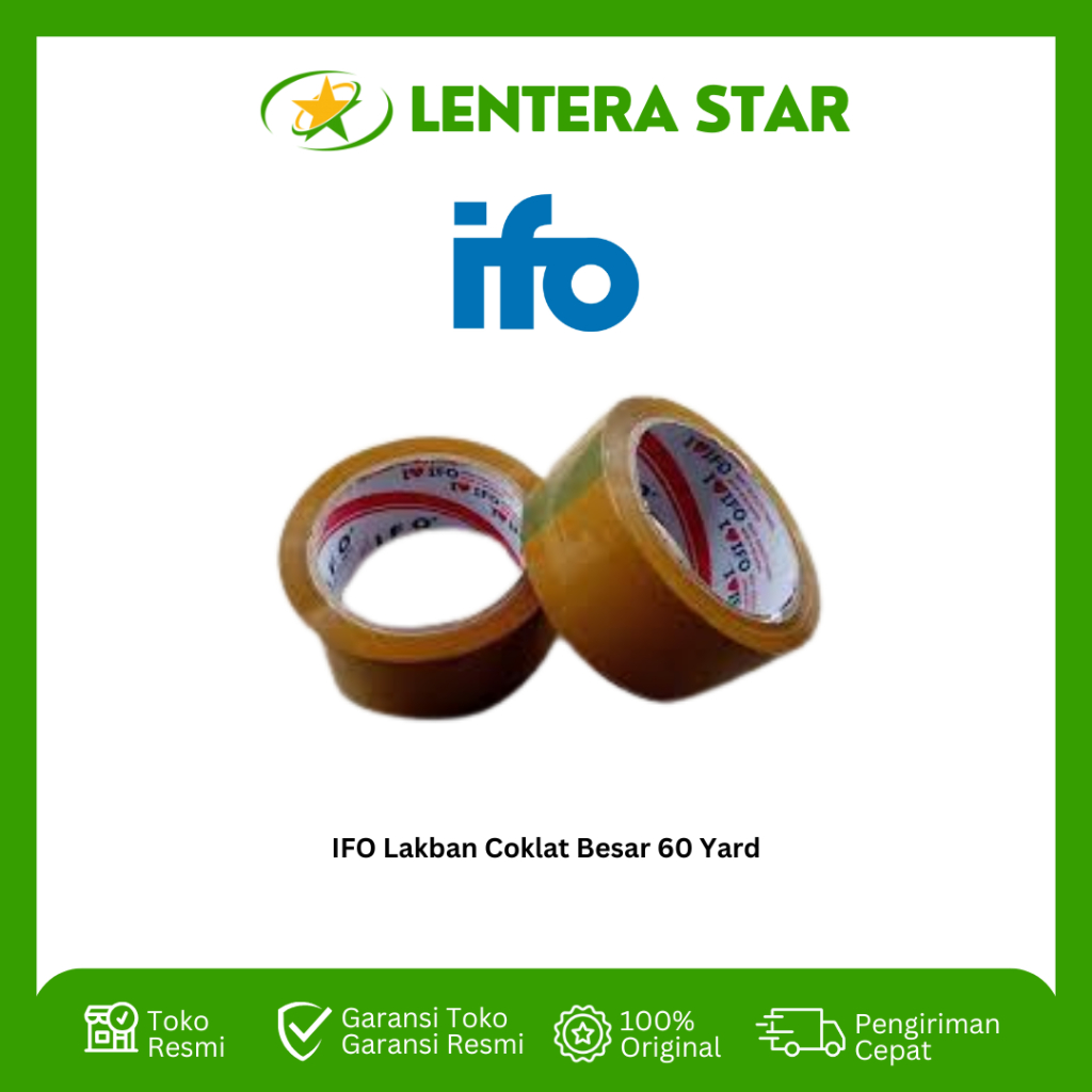 

IFO Lakban Coklat Besar 60 Yard