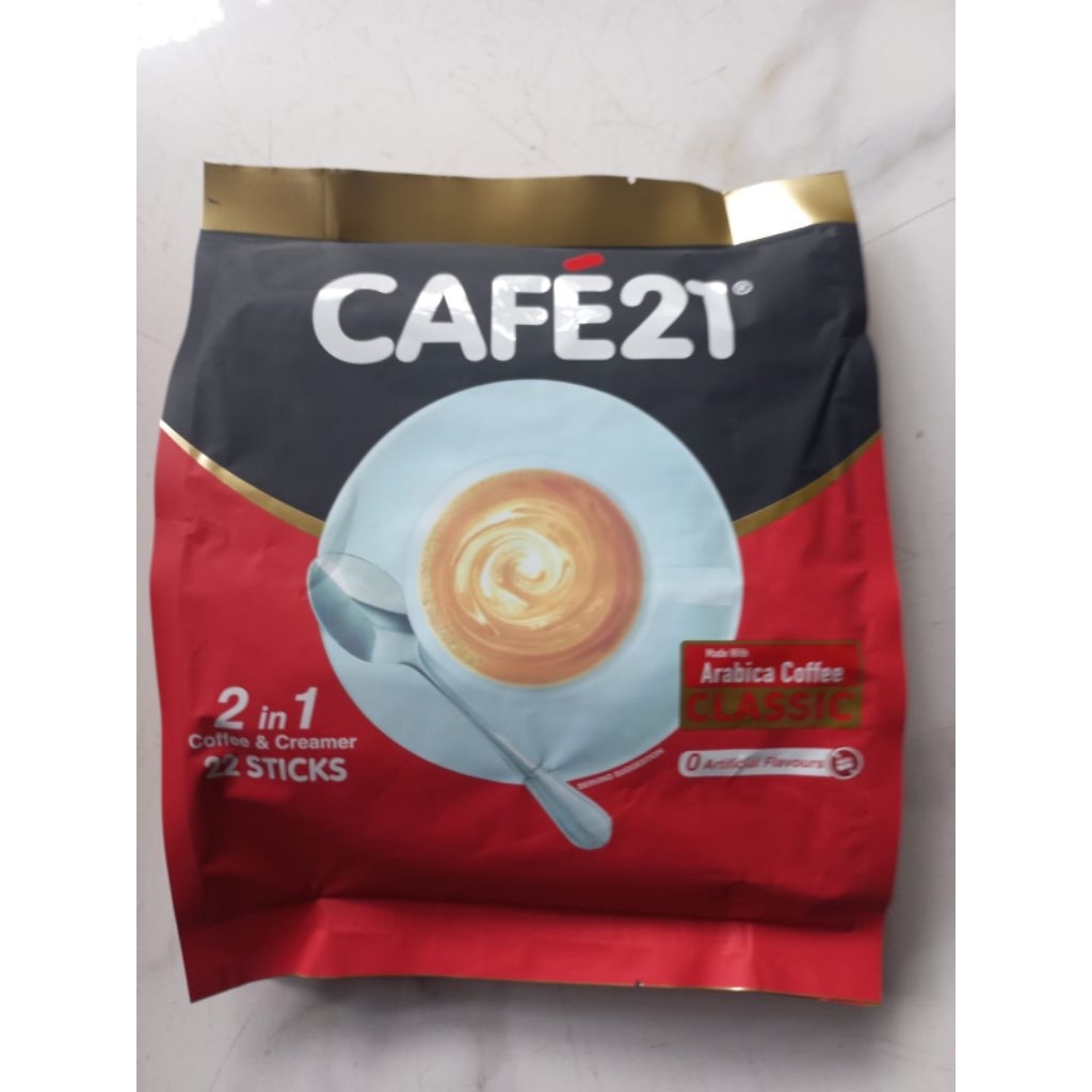 

Cafe 21- 2in in Instant Caffemix/ Cafe 21 Tanpa Gula no Suger Added
