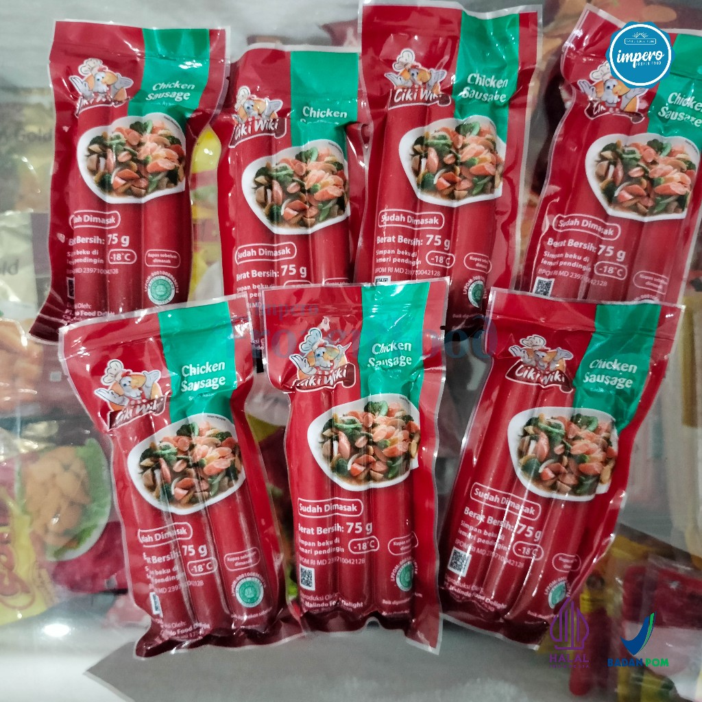 

Cikiwiki Sosis Ayam Isi 3 Halal