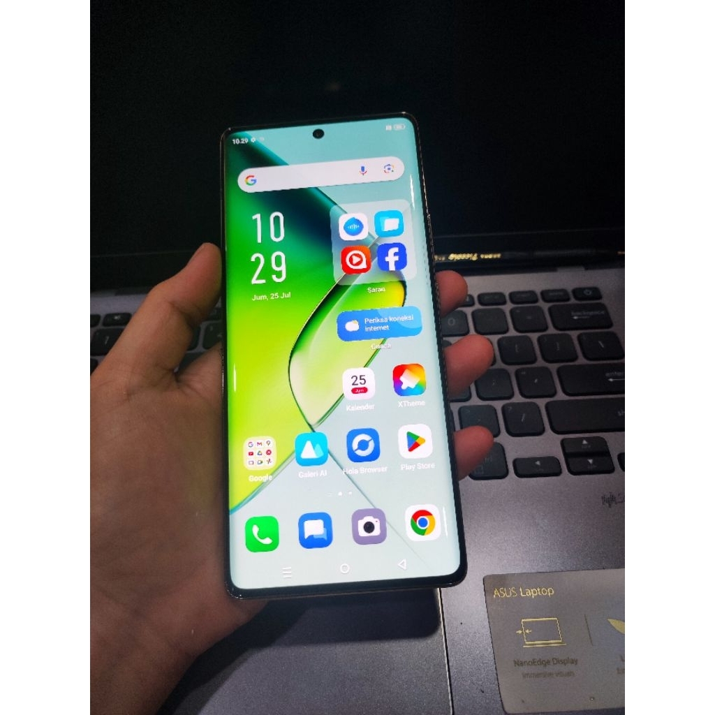 HP HP INFINIX NOTE 40 PRO (X6850) SECOND BEKAS ORIGINAL-GOLD