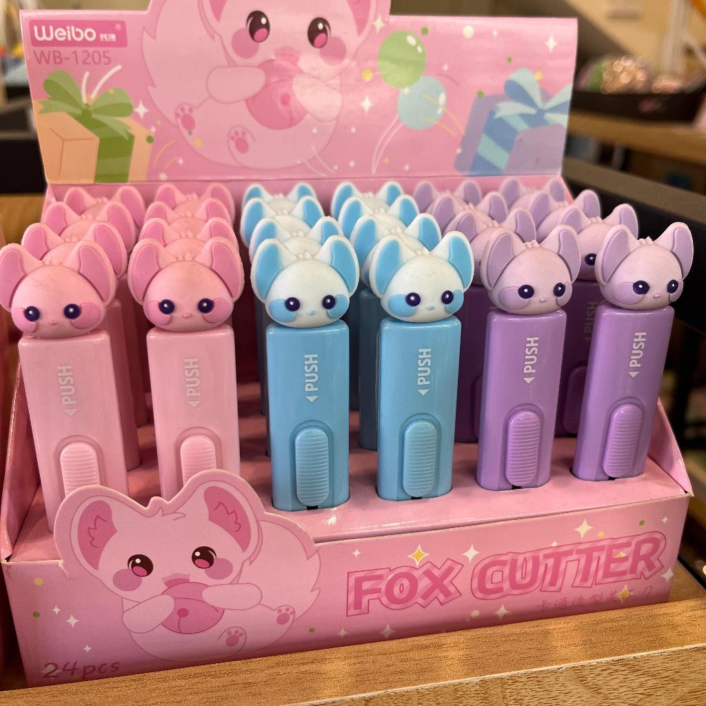 

Mini Push Cutter Character Fox Rabbit Bear Mouse Cat